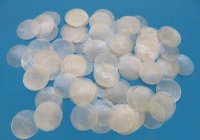 2-1/2 inches Bulk Capiz Shells - 100 @ .25 each; 300 @ .22 each