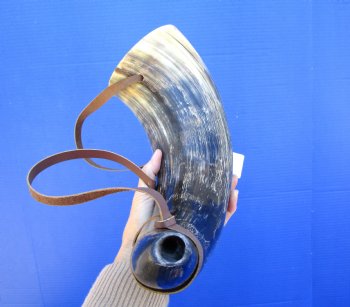 19 inches Large Viking War Horn, Buffalo Blowing Horn with Leather Strap - Buy this one for $32.99