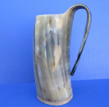 Marble Look Buffalo Horn Beer Tankard, 8-1/2 inches tall 24 ounces for $46.99