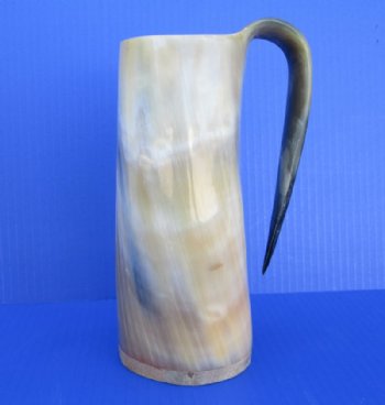 Buffalo Horn Beer Tankard, 8-1/2 inches (24 ounces) Marble Look for $46.99