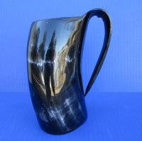 Polished Buffalo Horn 16 ounces Beer Mug 6-1/2 inches tall for $34.99