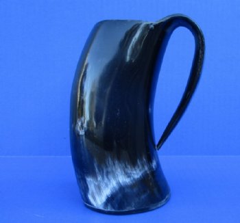 5-3/4 inches Polished Buffalo Horn Viking Mug with a Marble Look  (Holds 8 to 10 ounces) - Buy this one for $25.99