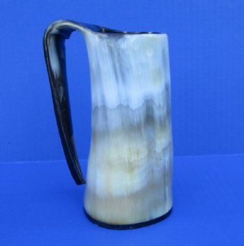 5-1/2 inches Polished Buffalo Horn Viking Mug with a Marble Look  (Holds 8 to 10 ounces) - Buy this one for $25.99