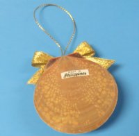 2-1/2 inches Seashell Christmas Bells Ornaments <font color=red> Wholesale</font> - 50 @ $2.05 each