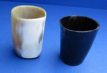 3inches Cattle Horn Cup, Drinking Glasses  - 2 @ $5.60 each; 4 @  $5.05 each