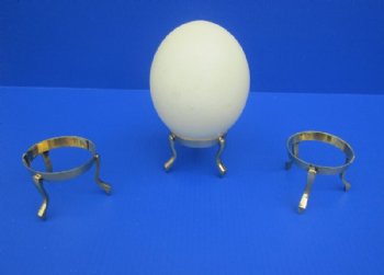 3 Leg Brass Ostrich Egg Stand for Sale - $7.49 each