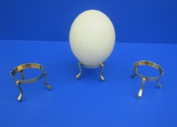 3 Leg Brass Ostrich Egg Stand for Sale - $7.49 each