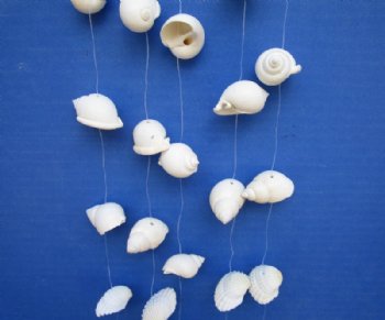 23 inches Seashell Dream Catcher Wall Decor with Assorted Shells - 5 @ $5.80 each