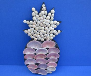 8 inches Seashell Pineapple Wall Plaques - Packed 4 @ $3.95 each